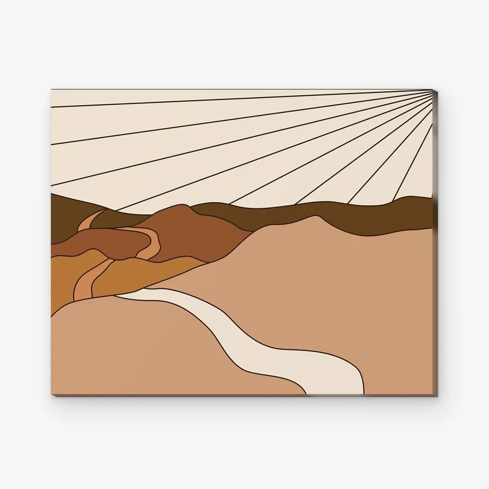 Pintar por Números - Paisaje boho - 1