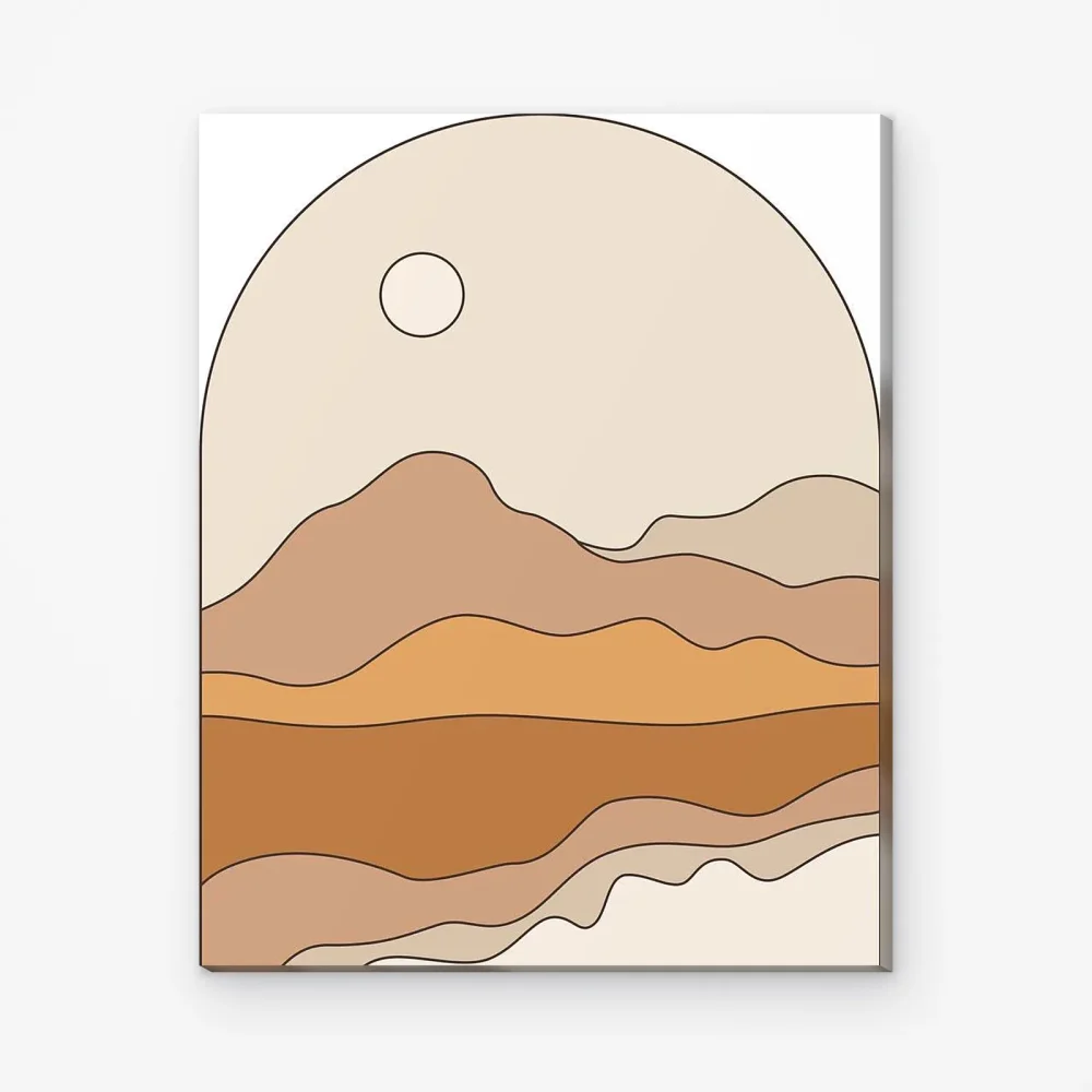 Pintar por Números - Paisaje boho - 11