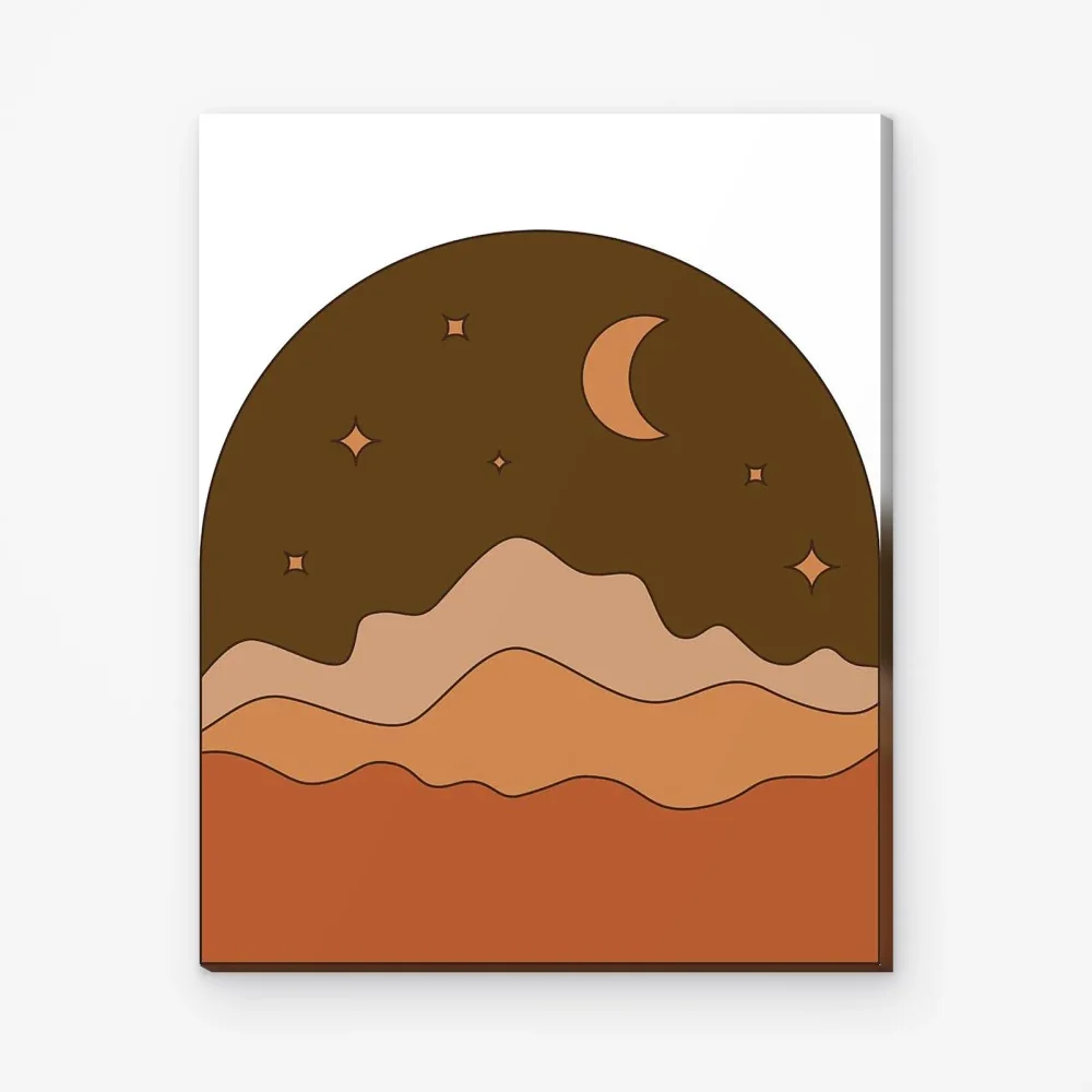 Pintar por Números - Paisaje boho - 13
