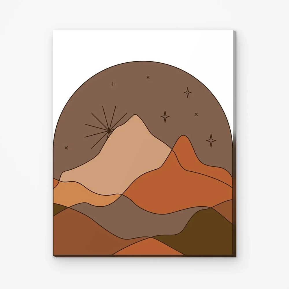 Pintar por Números - Paisaje boho - 15