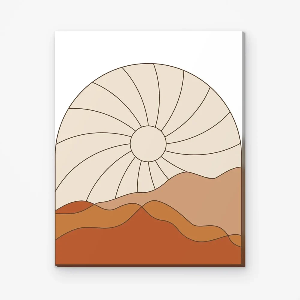 Pintar por Números - Paisaje boho - 16