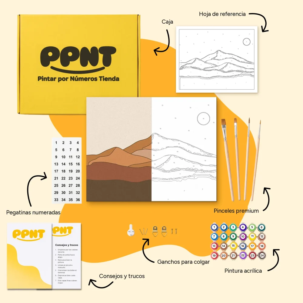Pintar por Números - Paisaje boho - 2