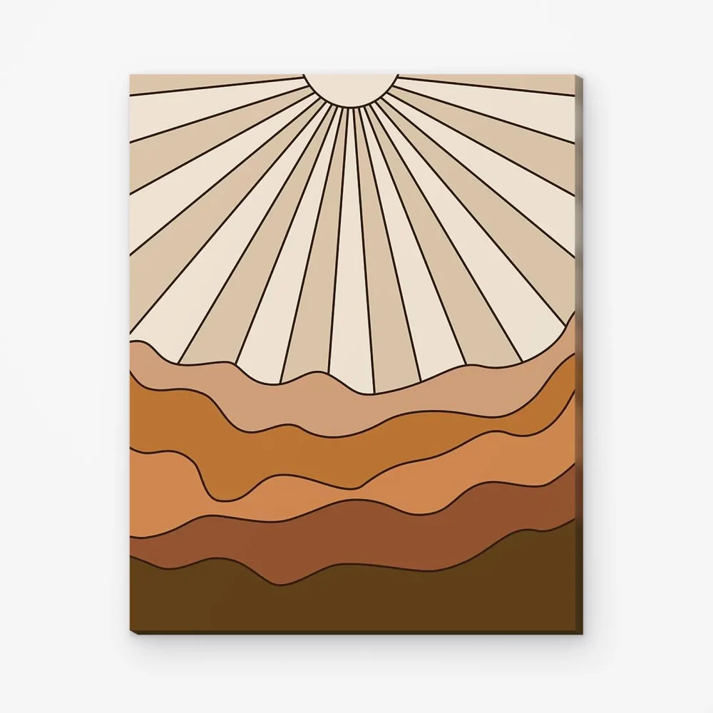 Pintar por Números - Paisaje boho - 5