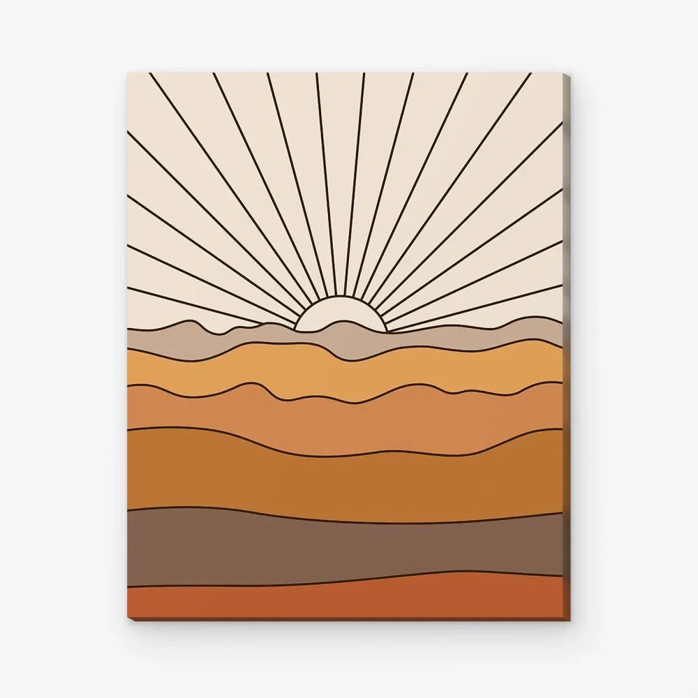 Pintar por Números - Paisaje boho - 8
