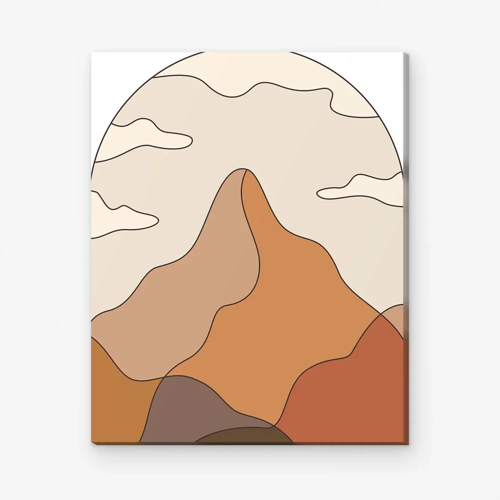 Pintar por Números - Paisaje boho - 9