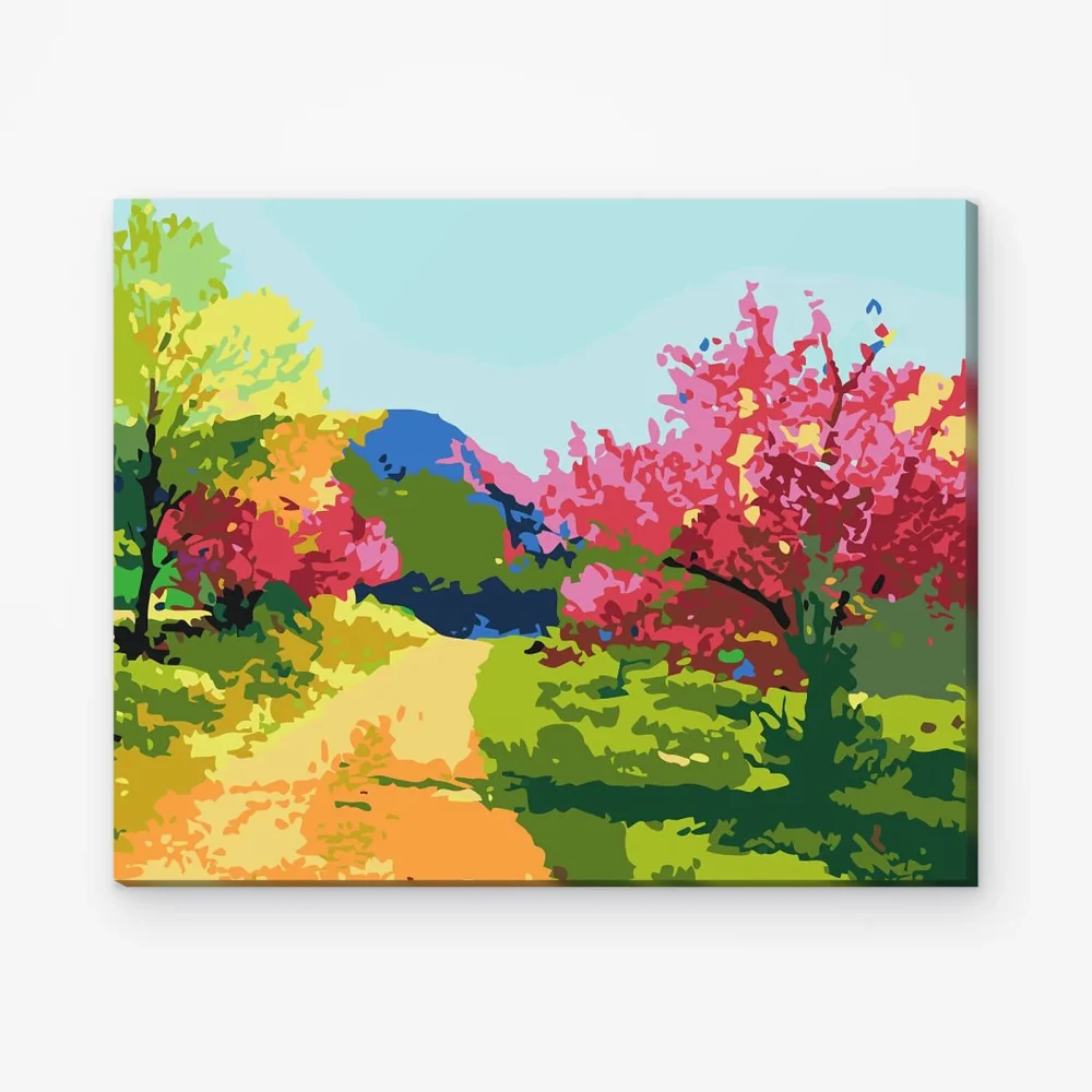 Pintar por Números - Paisaje colorido