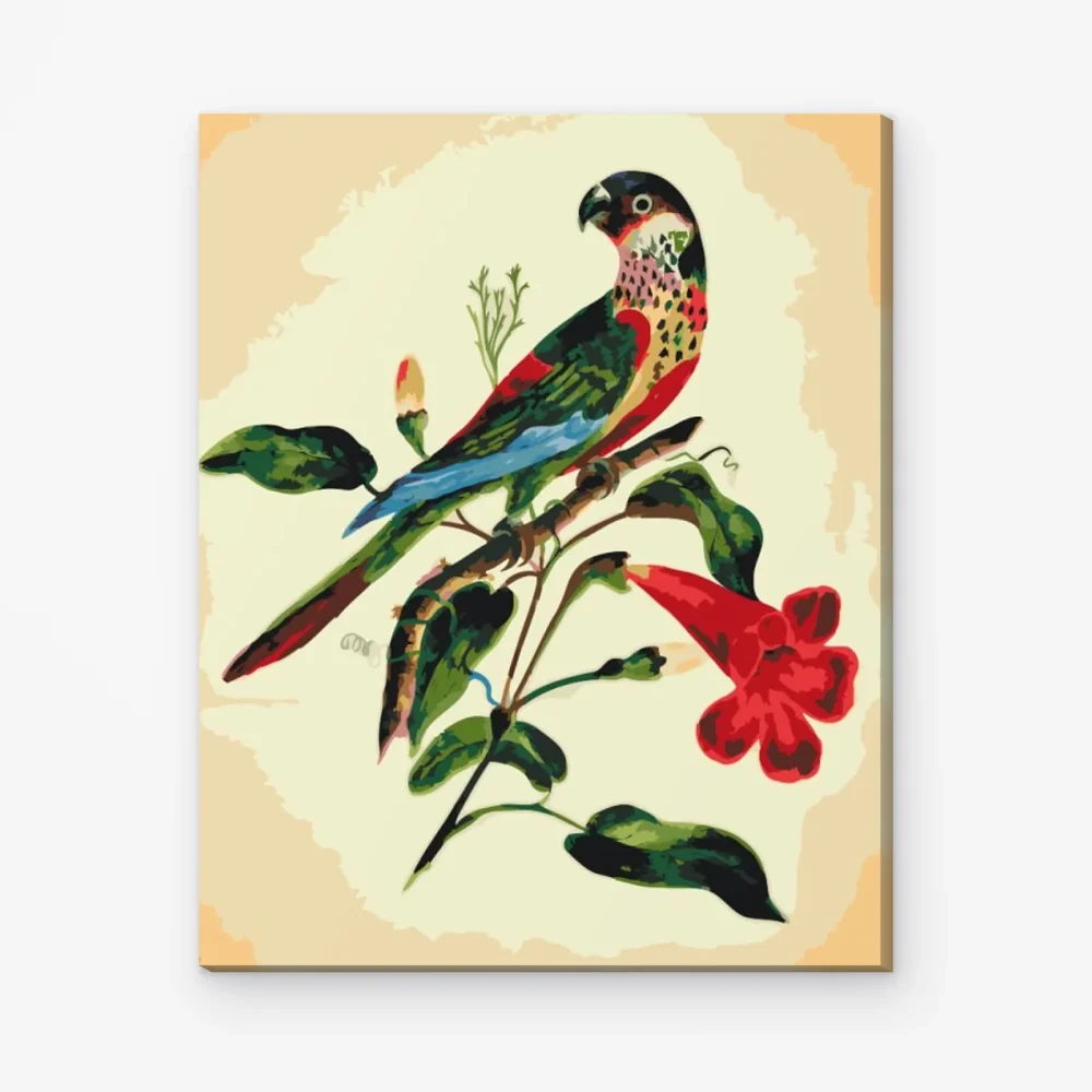 Pintar por Números - Pájaro de época