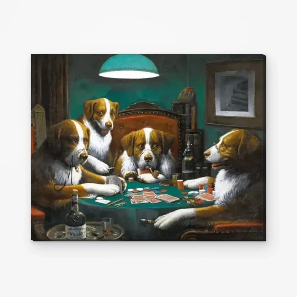 Pintar por Números - Partida de póquer (1894)