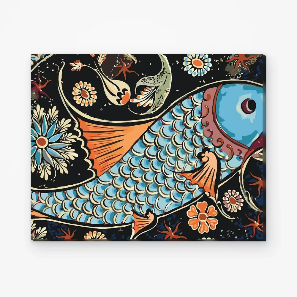 Pintar por Números - Peces mosaico