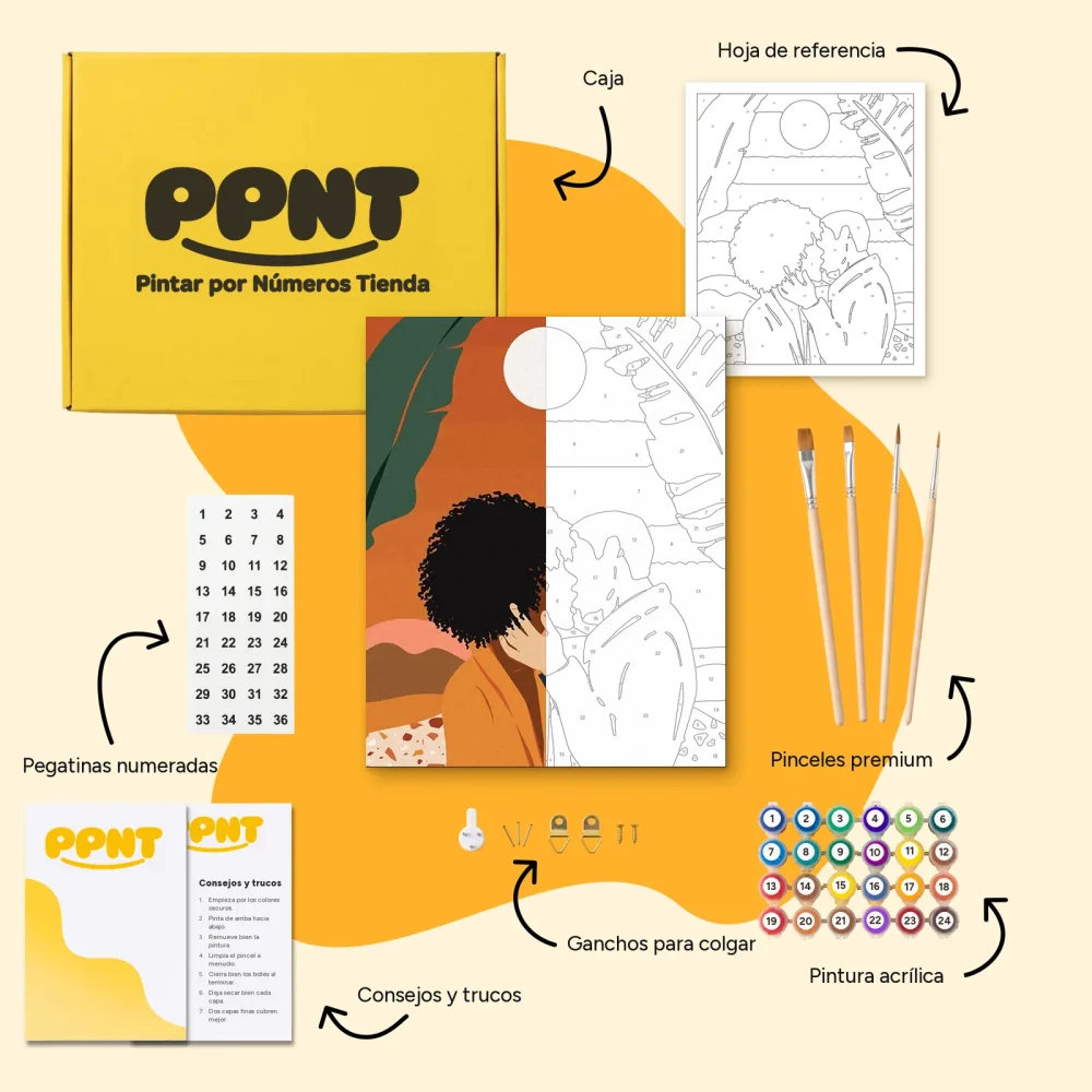 Pintar por Números - Personas Ilustración 1