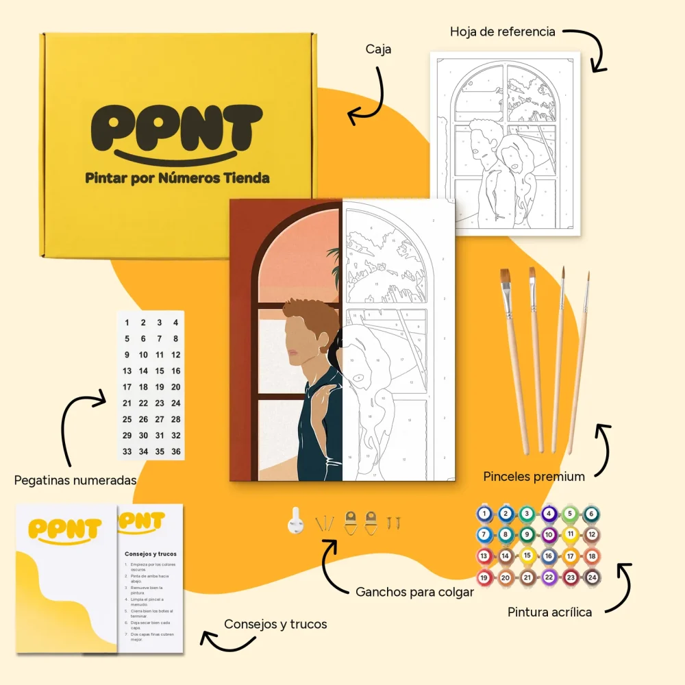 Pintar por Números - Personas Ilustración 19
