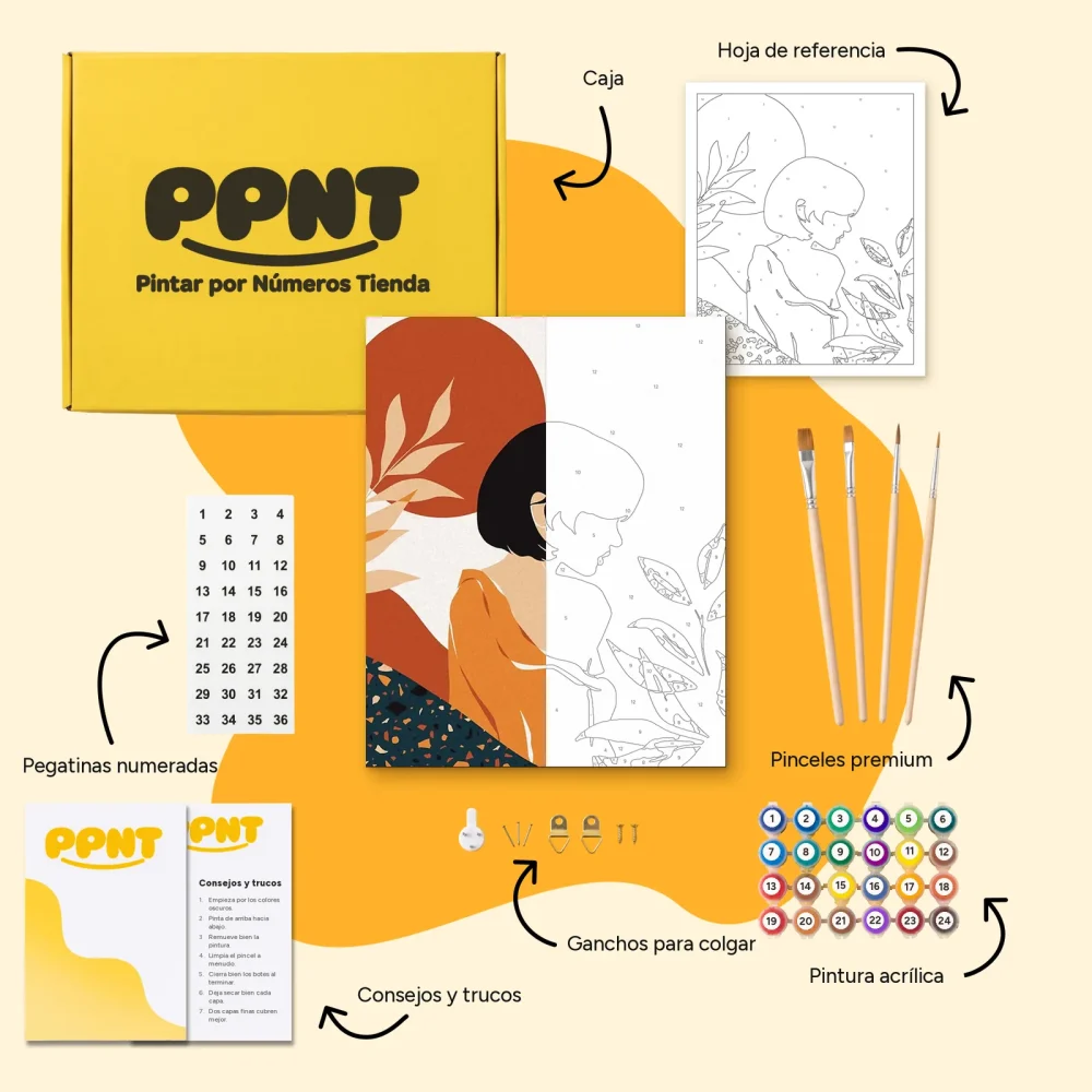Pintar por Números - Personas Ilustración 2