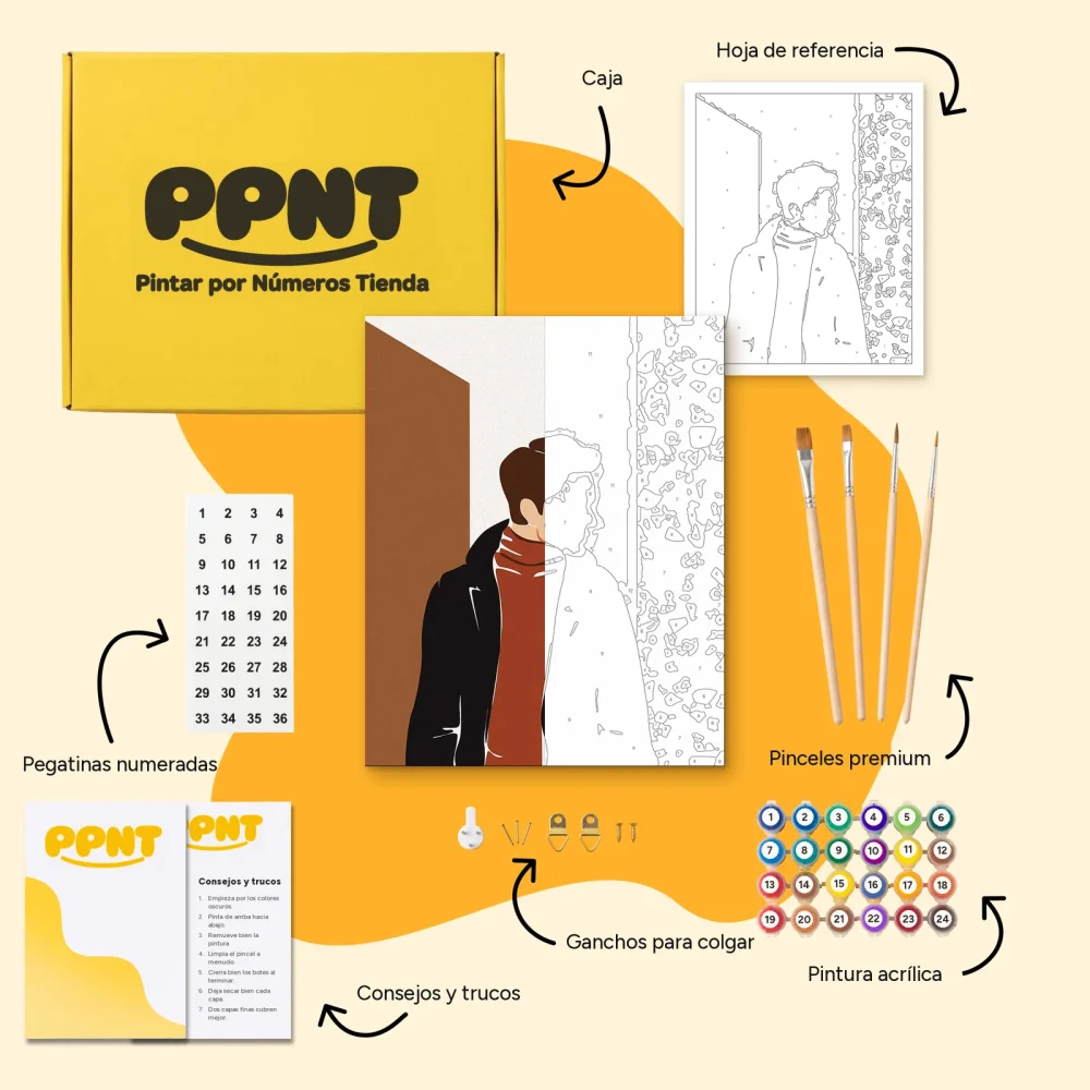 Pintar por Números - Personas Ilustración 5