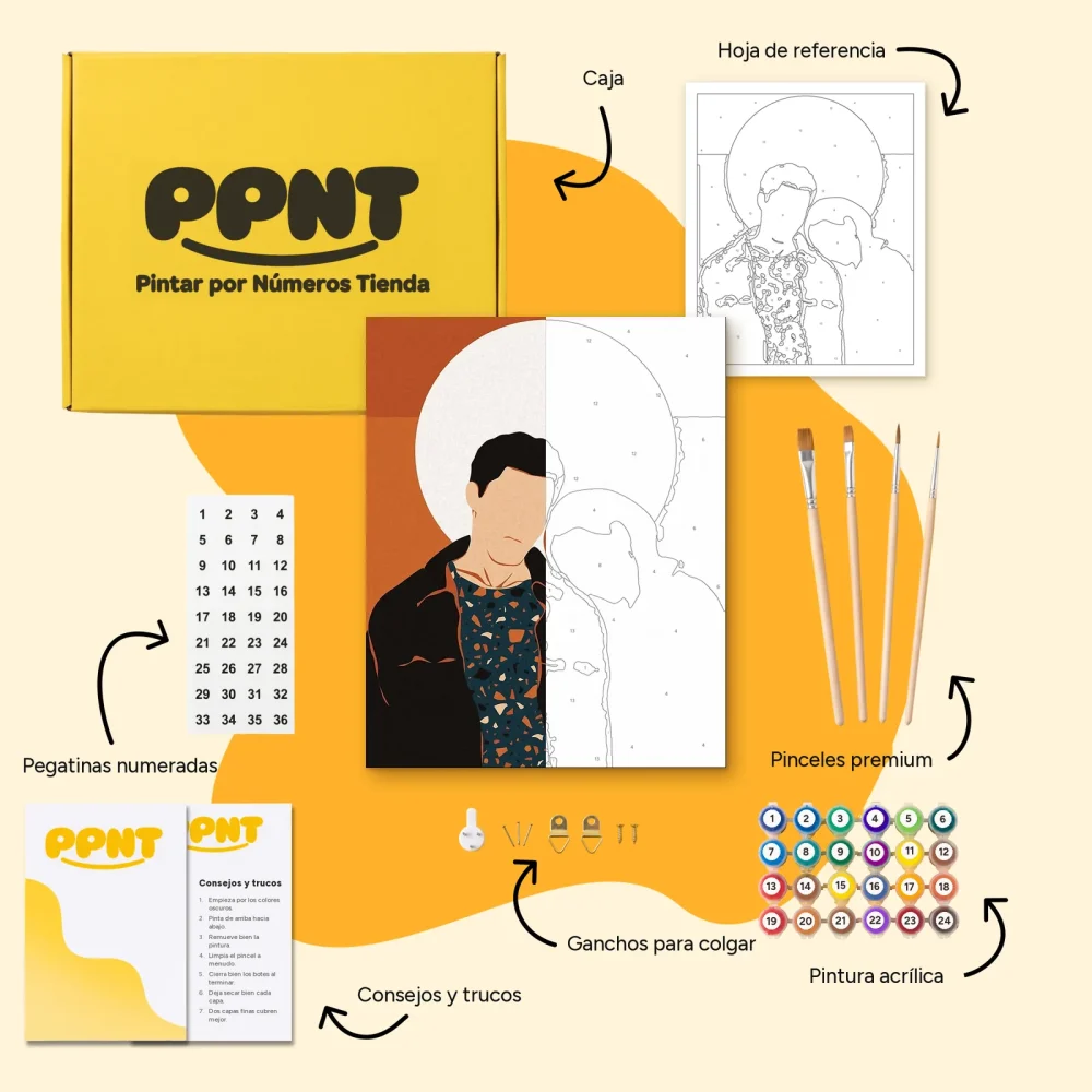 Pintar por Números - Personas Ilustración 8