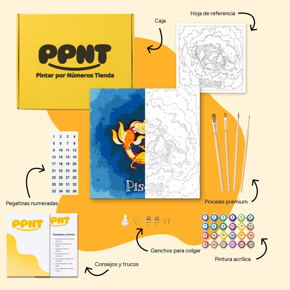 Pintar por Números - Pescado