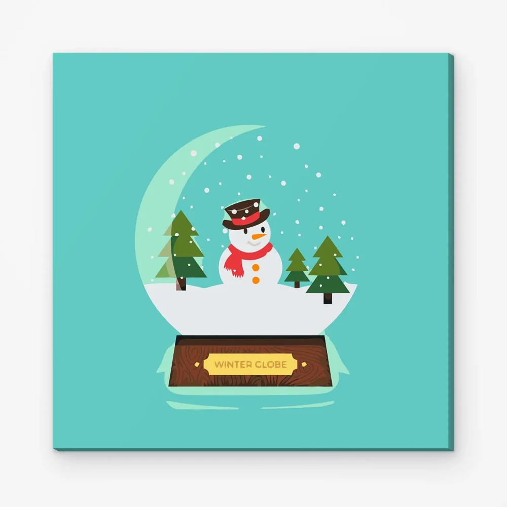 Pintar por Números - Peso - Muñeco de nieve