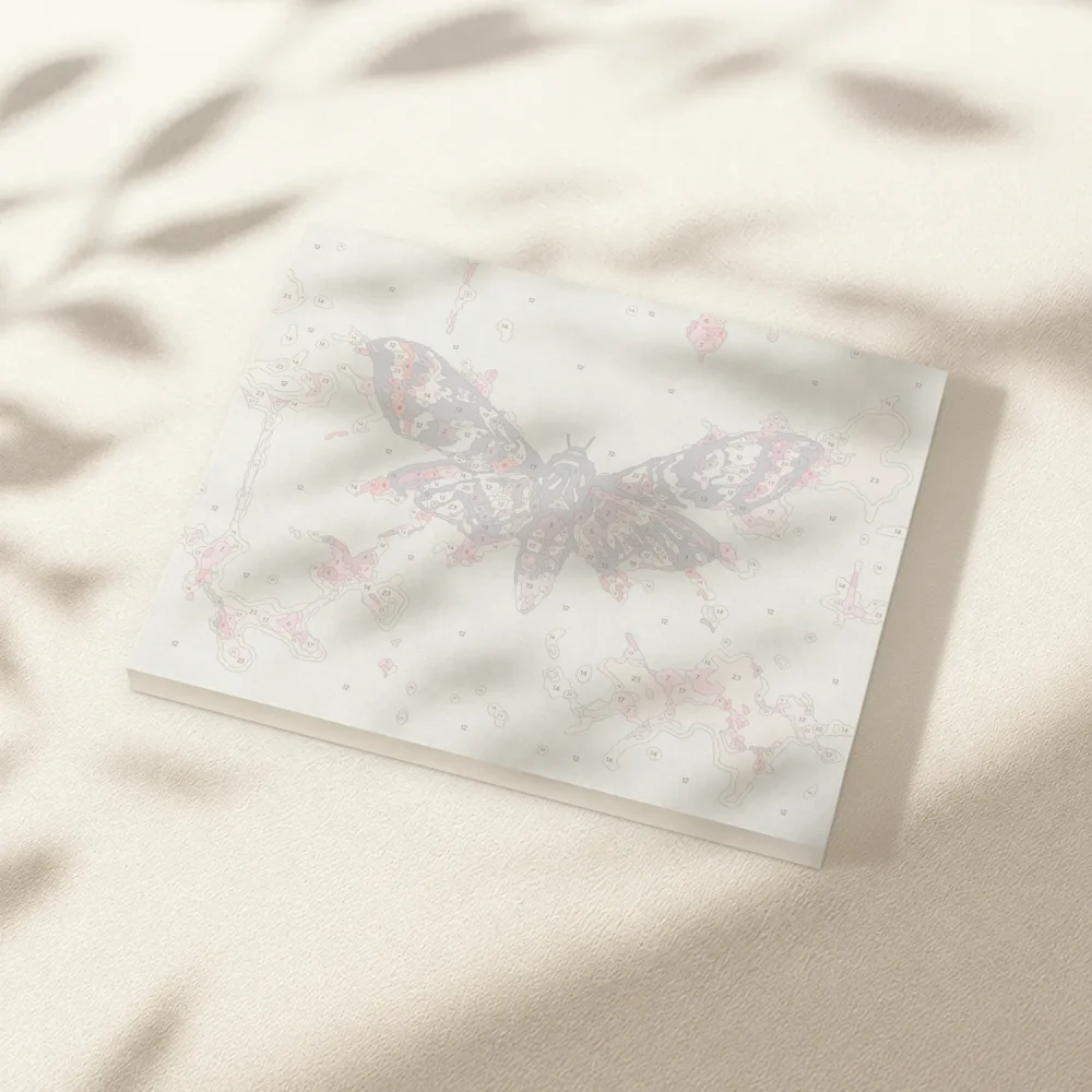 Pintar por Números - Pintar una mariposa