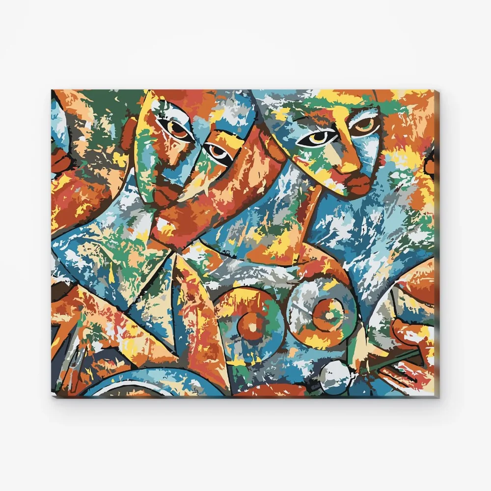 Pintar por Números - Pintura artística en mosaico