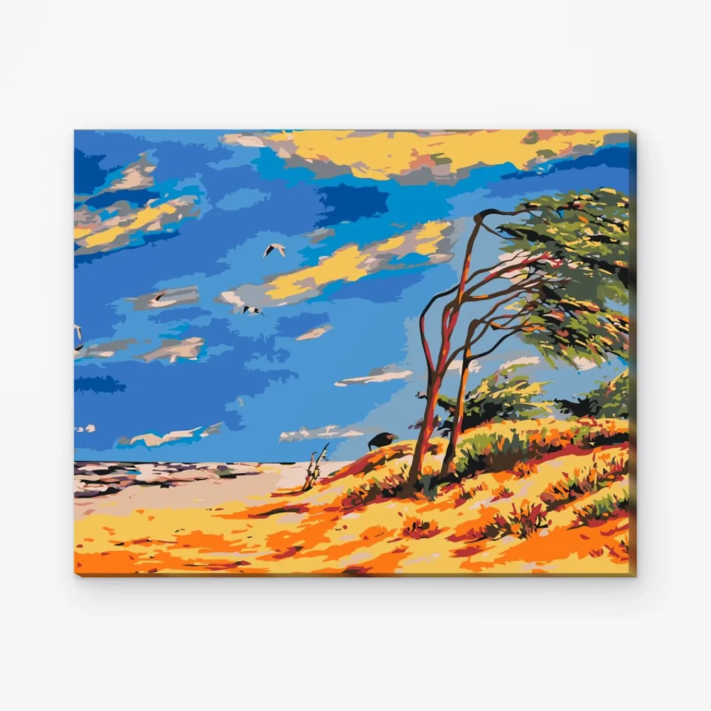 Pintar por Números - Playa abandonada