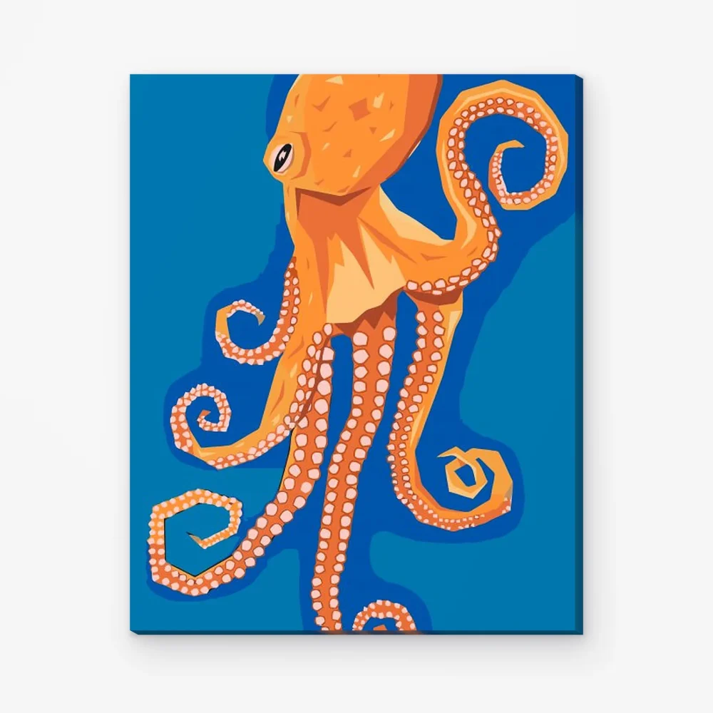 Pintar por Números - Pulpo