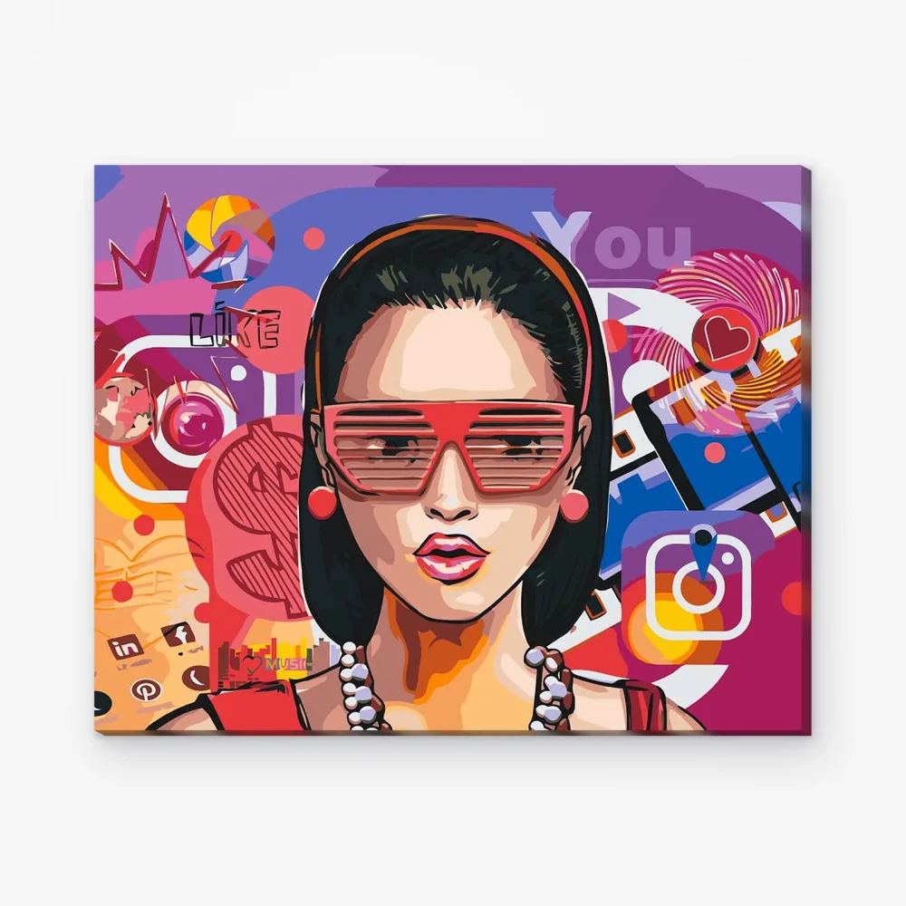 Pintar por Números - Redes sociales