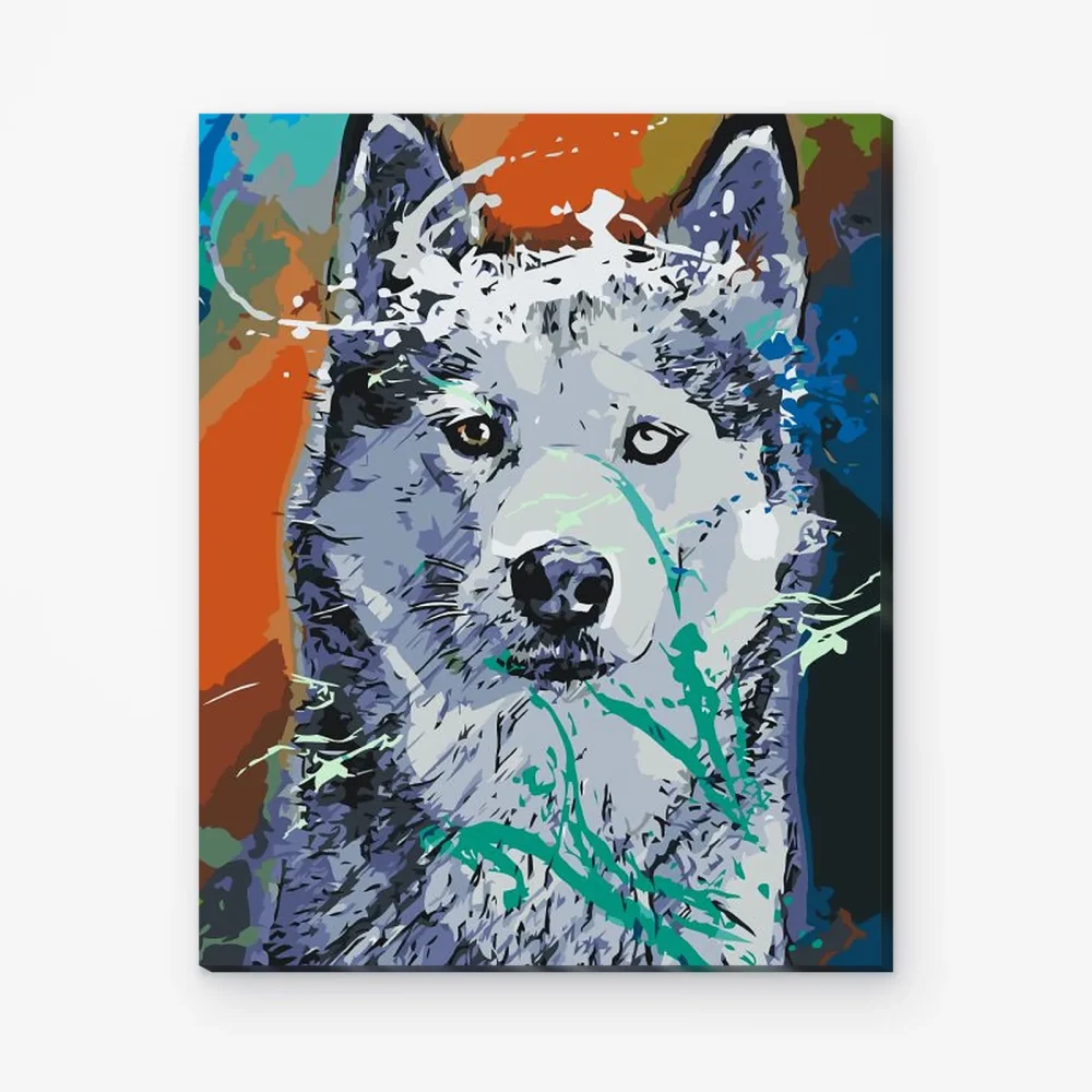 Pintar por Números - Retrato de un perro