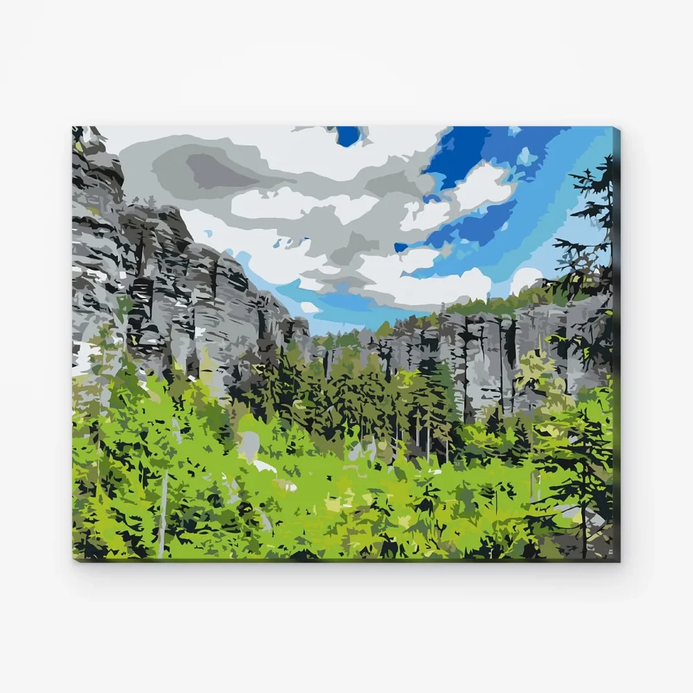 Pintar por Números - Rocas Adršpach