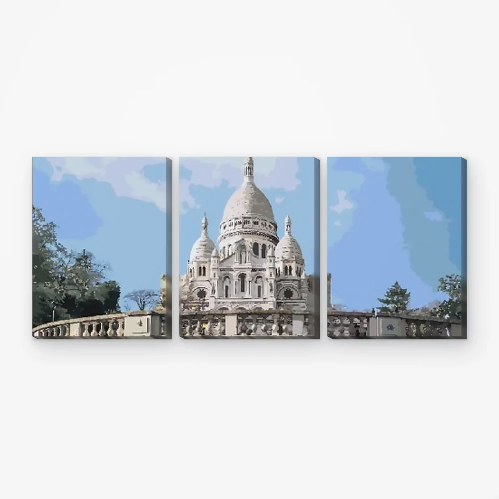 Pintar por Números - Sacre Coeur (sada 3 ks)