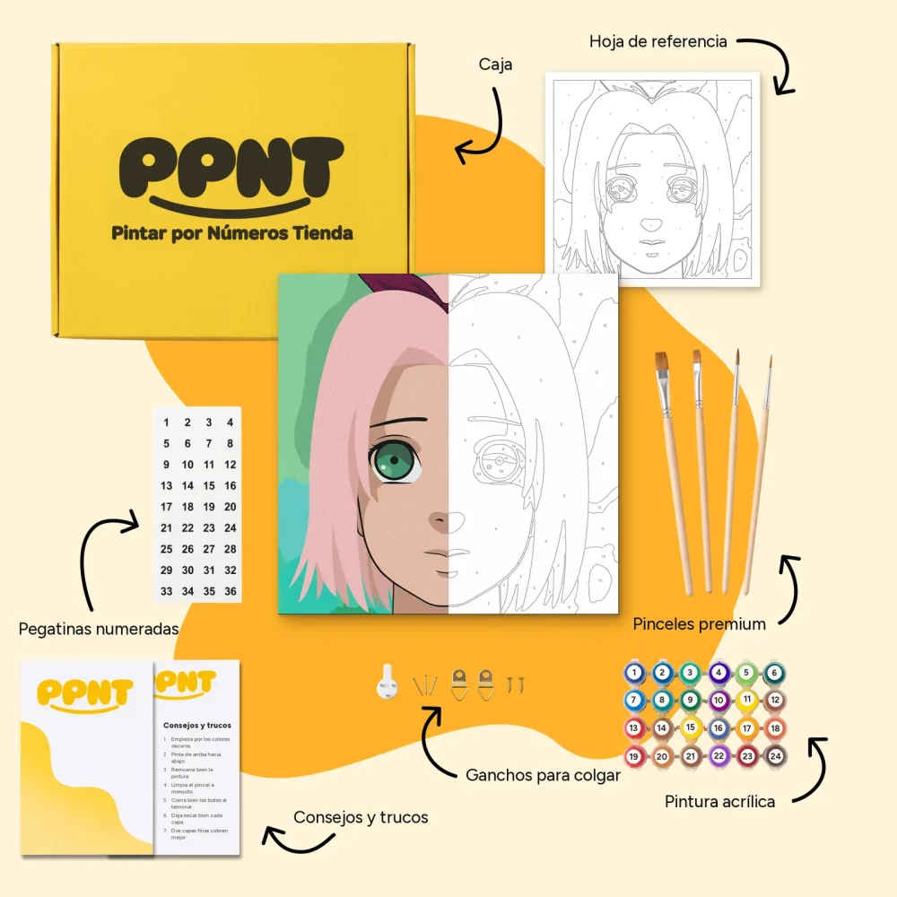 Pintar por Números - Sakura Haruno