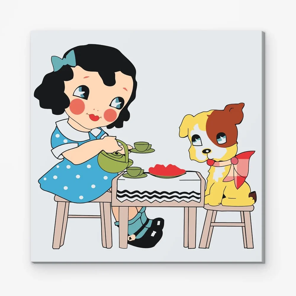Pintar por Números - Sentarse a tomar el té