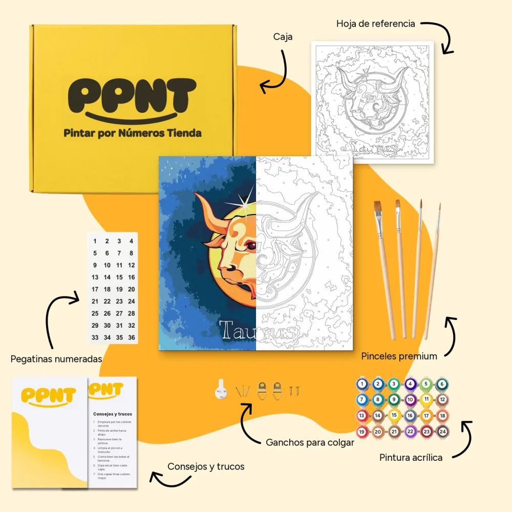 Pintar por Números - Tauro/tauro