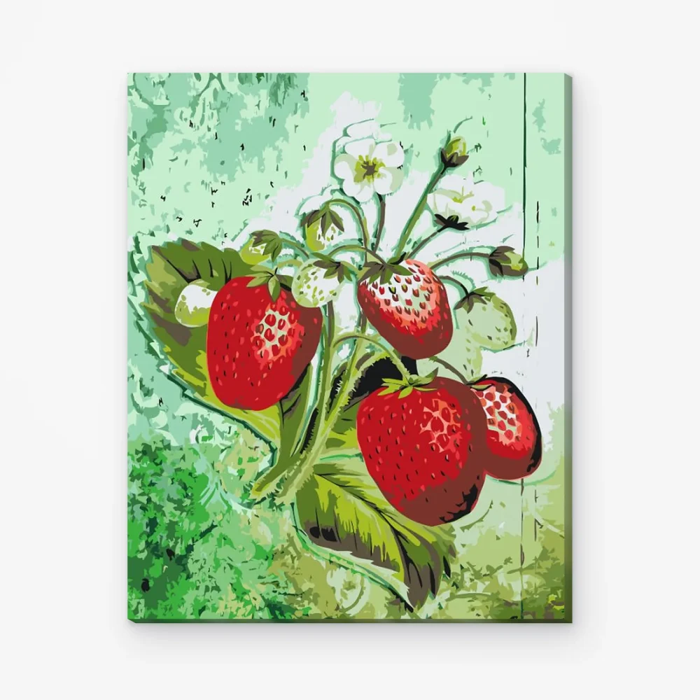 Pintar por Números - Temporada de fresas