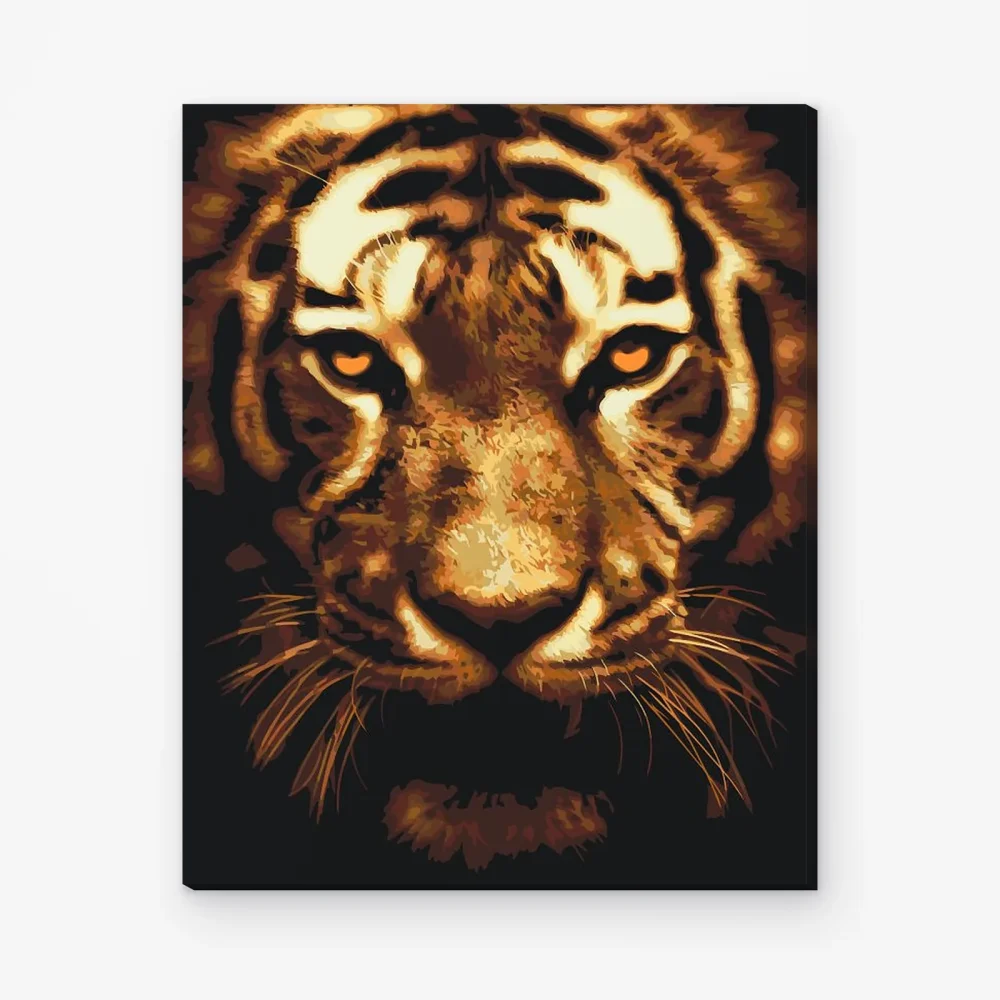 Pintar por Números - Tigre en la luz