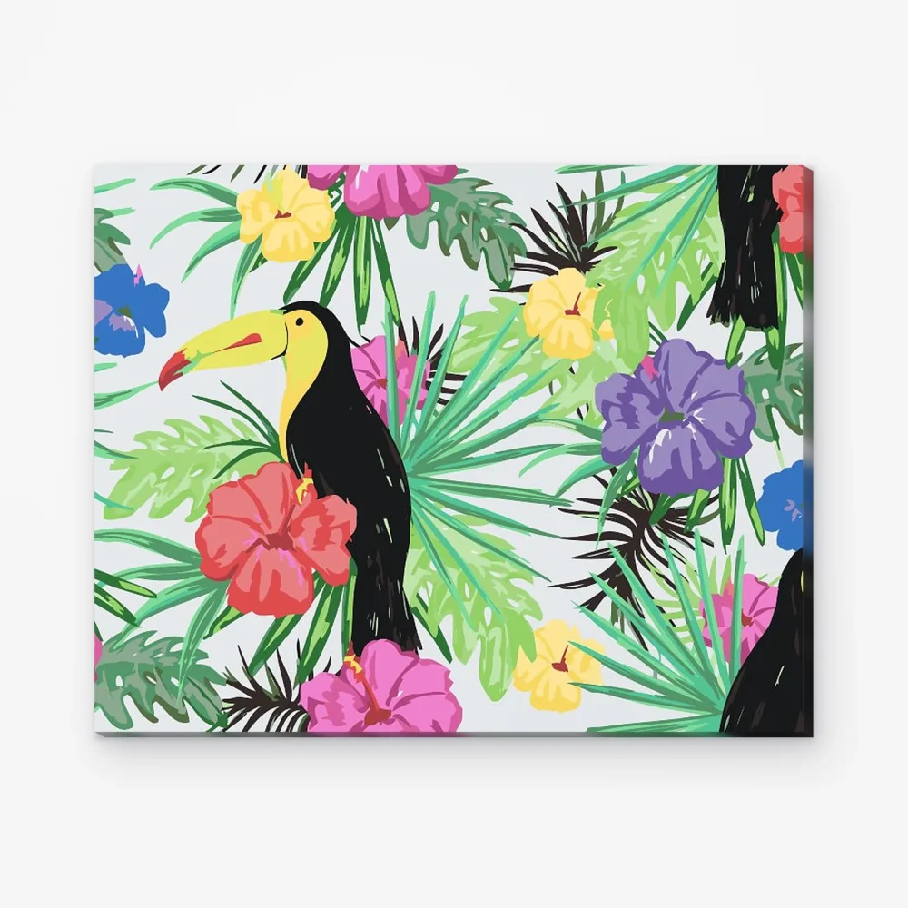 Pintar por Números - Tucán tropical