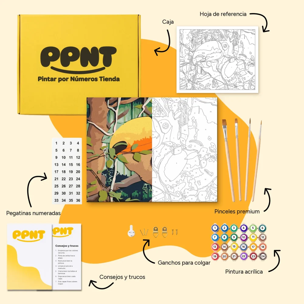 Pintar por Números - Tukan