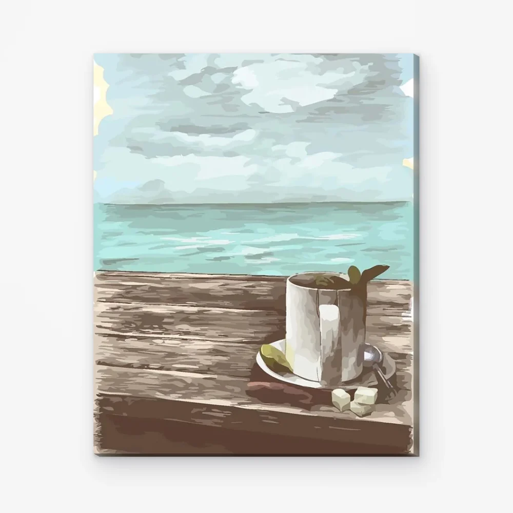 Pintar por Números - Un té junto al lago