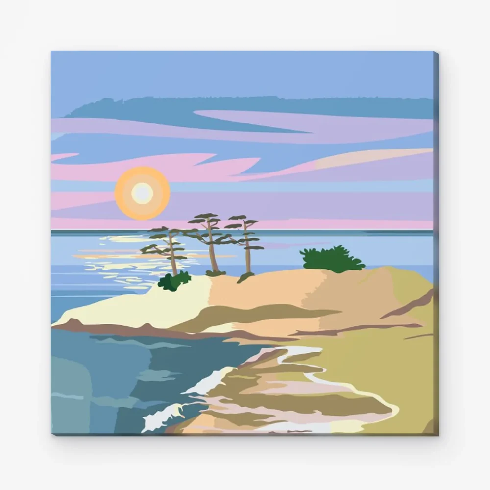 Pintar por Números - Vacaciones en la isla