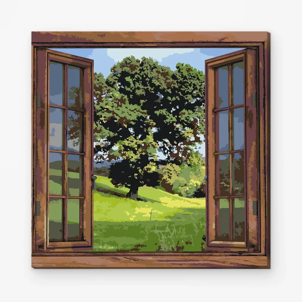 Pintar por Números - Vista desde la ventana