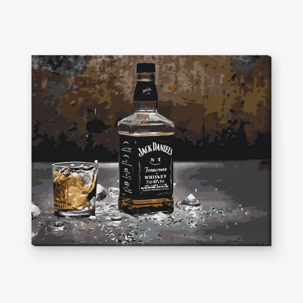 Pintar por Números - Whisky Jack Daniels