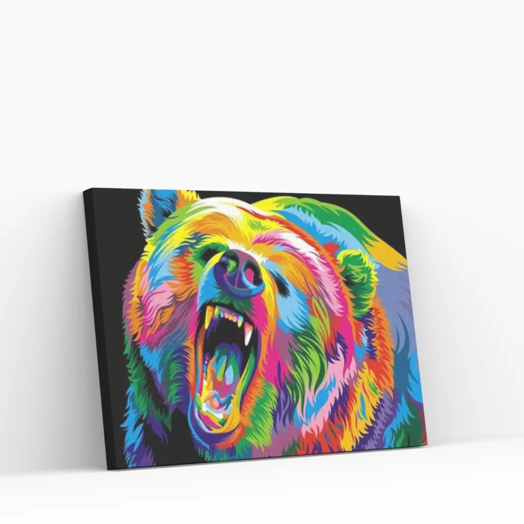 Pintar por Números - Oso