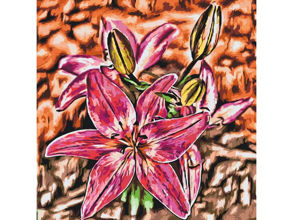 Pintar por Números - Flor de lis