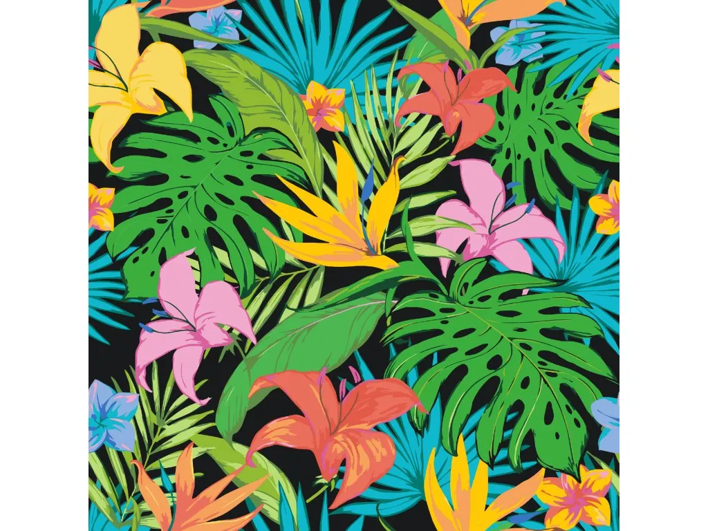 Pintar por Números - Fondo tropical 2