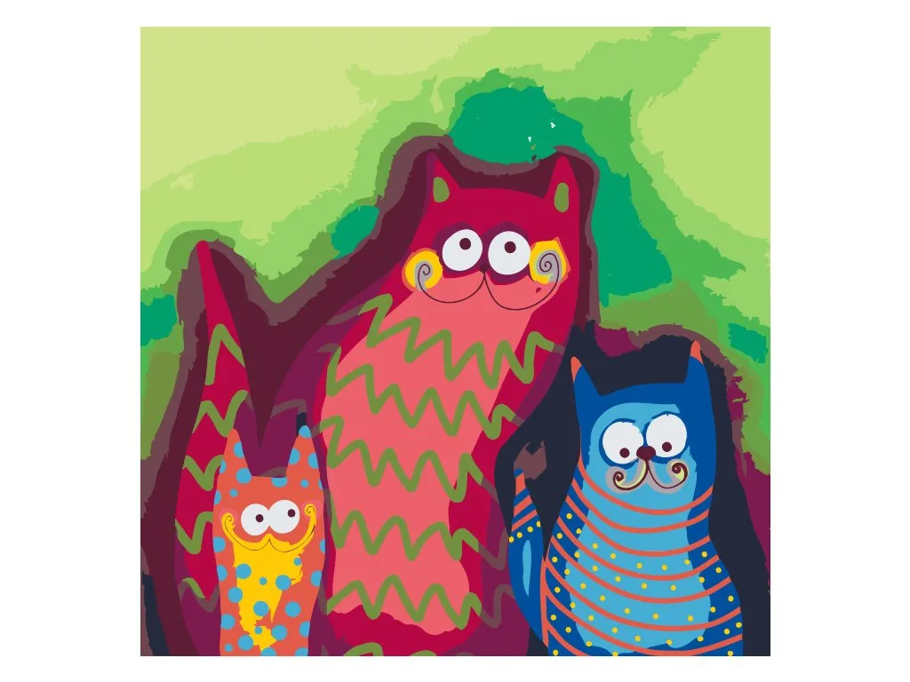 Pintar por Números - Gatitos para niños