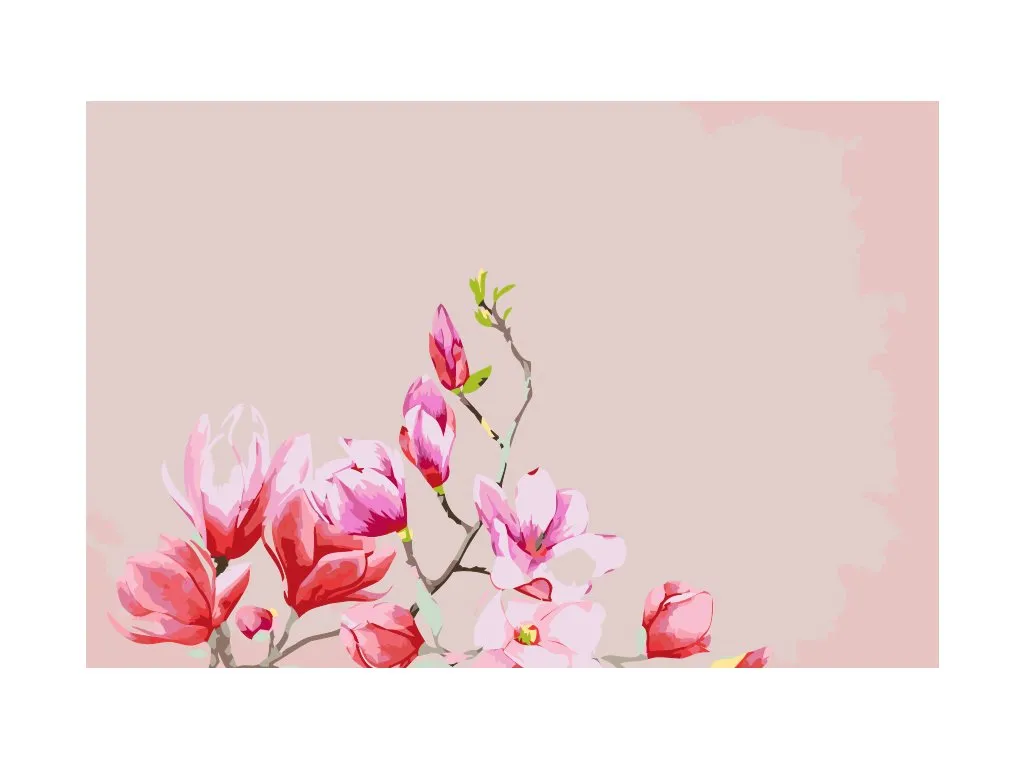 Pintar por Números - Magnolias
