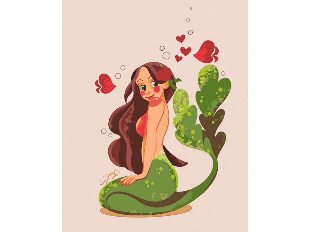 Pintar por Números - La Sirenita 2