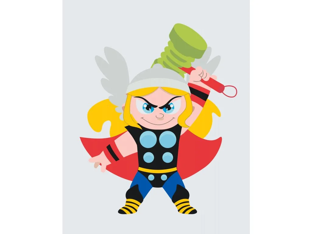 Pintar por Números - Vengadores Thor