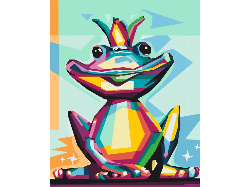 Pintar por Números - Rana real