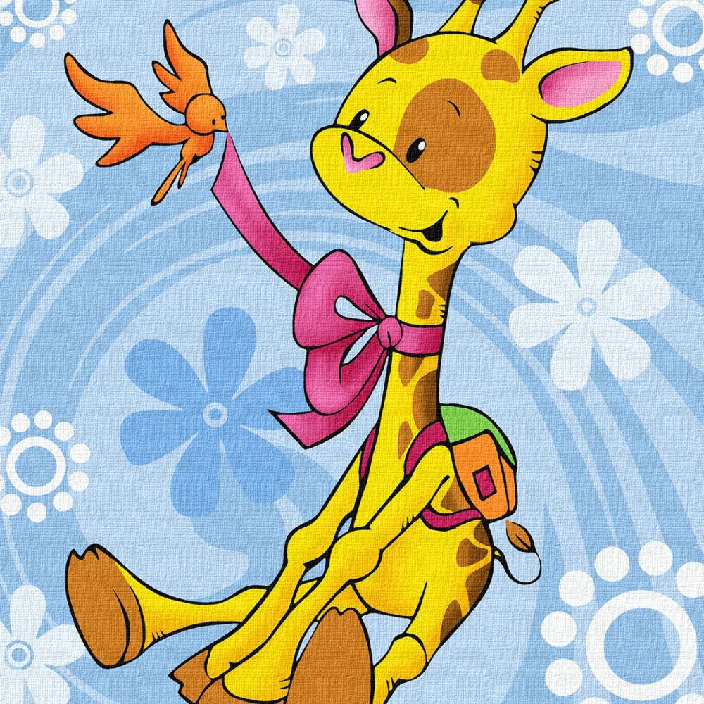 Pintar por Números - Jirafa inteligente