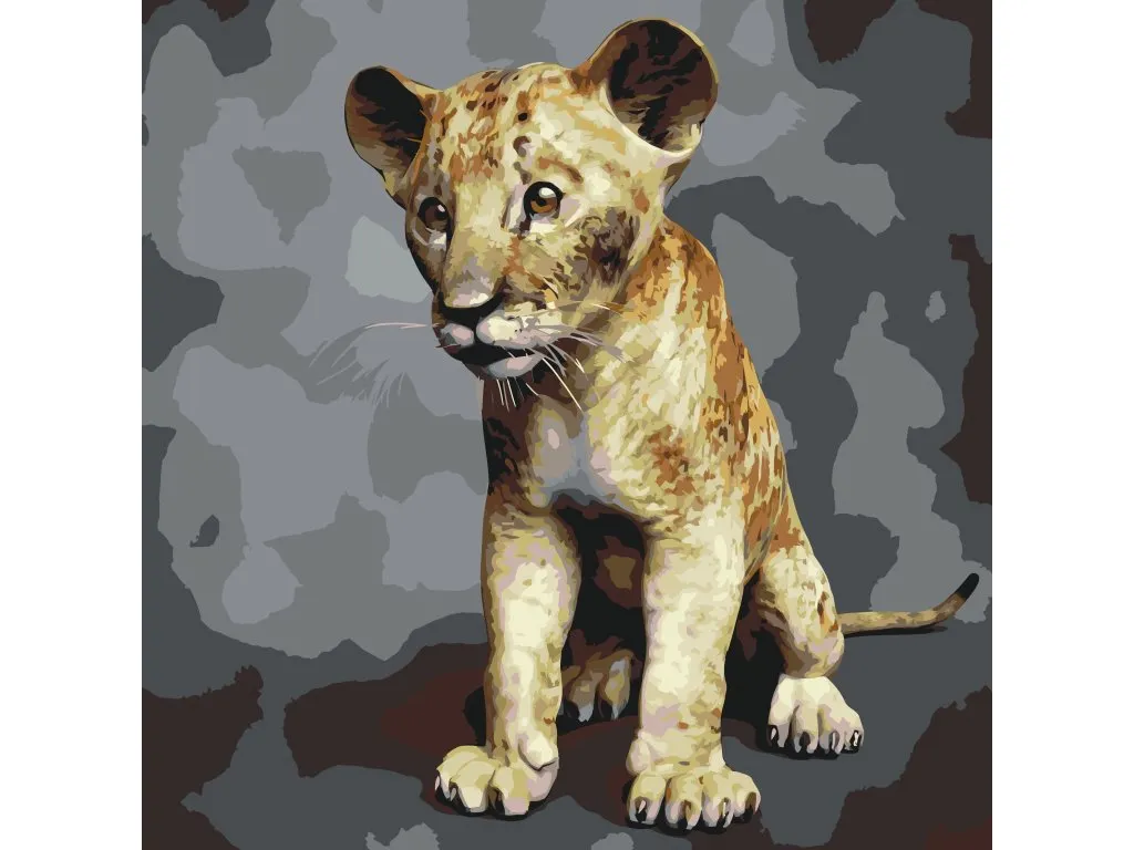 Pintar por Números - Pequeño Simba
