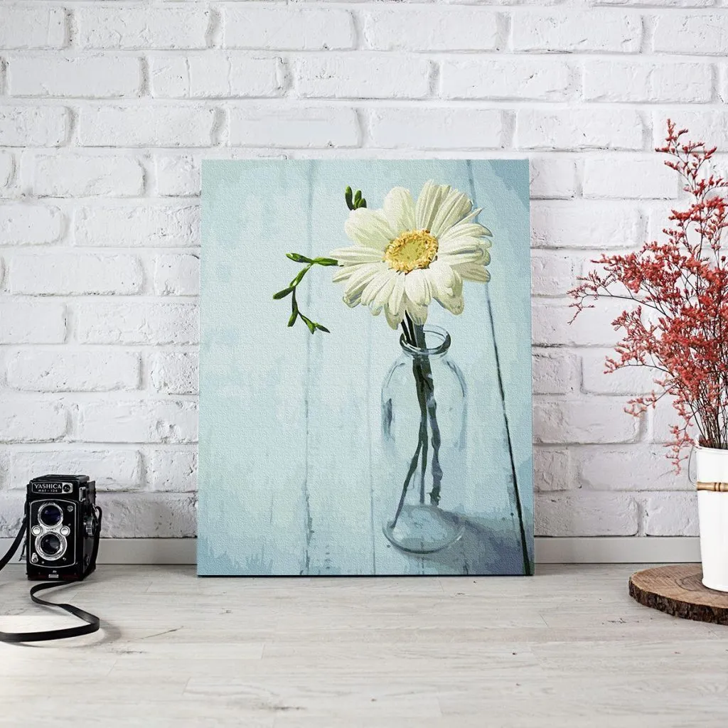 Pintar por Números - Flor solitaria